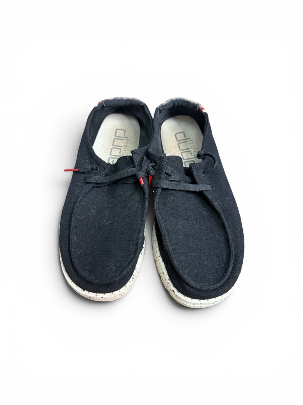 Hey Dude Wendy Women's Comfort Slip On Loafer Shoe Size 9 Jungle Black